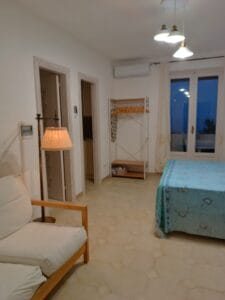 Double bedroom with air condition at La Quercia di Villa olivia in Forio, ischia