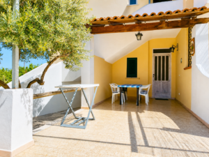Una terrazza privata per momenti conviviali