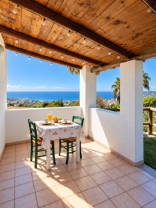 Terrazza panoramica della Dimora L'Ulivo